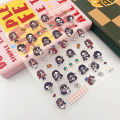 Cartoon The Powerpuff Girls Relief Nail Stickers Nail Art Decorative Accessories SUPER BABY. 