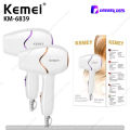 KEMEY KM-6839 Portable Anion Hair Dryer hair care Professinal Quick Dry 1800W Travel Foldable Hairdryer. 