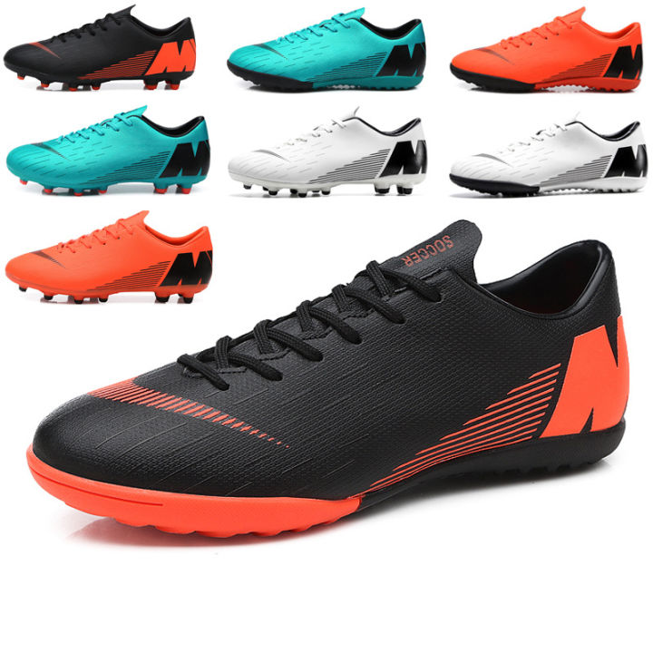 Soccer Shoes Male tf Broken Nail Student Training Shoes Non-Slip ag Spike Match Macy Shoes with Mandarin Ducks
