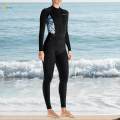 Adults Women Wetsuit Quick Drying Full Body Front Zip Diving Suit for Water Sports.