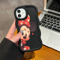 Hontinga for Redmi Note 12 4G Back Cover Cartoon Mickey Pattern Luxury Phone Cover Soft Silicone Macaron Wave Mobile Case.