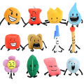 New Battle for Dream Island Plush Toy BFDI Stuffed Animal Soft Doll Plushie Figure Plant Number Letter Fries Kids Birthday Gifts.