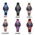 RORIOS Women Watches Analogue Quartz Watches Starry Sky Dial with Stainless Steel Mesh Band Elegant Dress Ladies Girls Wrist Watch. 