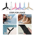 4Pcs/set 3 Clips Adjustable Bed Corner Holder Bed Sheet Fasteners Mattress Cover Clips Heavy Duty Bedding Sheets Elastic Straps.