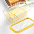 GC Butter Slicer Cutter With Lid For Fridge Butter Dish Small Butter Container For Two 4oz Sticks Butter Plastic Butter Dish. 