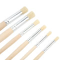 Stencil Paint Brushes , Ergonomic  Highly Durable Easy Grip Stencil Brush Set 6PCS for Drawing for Lettering for Art for Kids. 