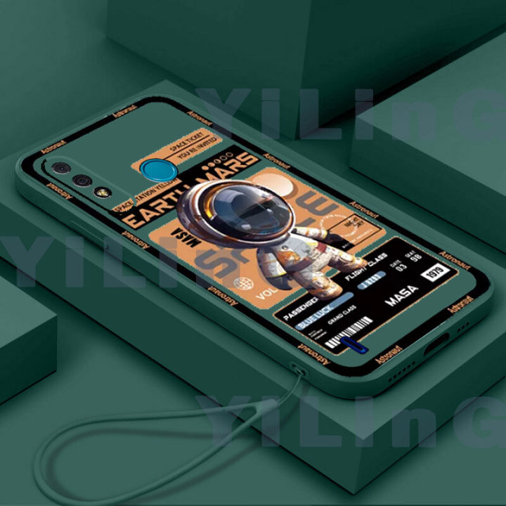 Casing itel A56 Pro design for mobile phone case Cartoon astronaut