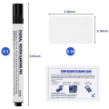 Card Printer Cleaning Kit, Credit Card Reader Cleaner, 3 Printer Cleaning Pens and 20 CR80 Cleaning Cards Easy Install Easy to Use. 