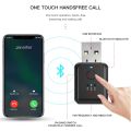 Car Bluetooth 5.3 Mini USB Transmitter Receiver with LED Display Handsfree Call Car Kit Auto Wireless Audio For Fm Radio.