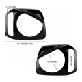 4x Lamp Hoods Stickers Car Headlight Light Lamp Cover Garnish for Jimny JB23 JB33 JB43 1998-2017 Black. 
