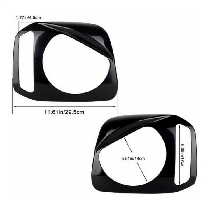 4x%20Lamp%20Hoods%20Stickers%20Car%20Headlight%20Light%20Lamp%20Cover%20Garnish%20for%20Jimny%20JB23%20JB33%20JB43%201998-2017%20Black%20-%20Image%202
