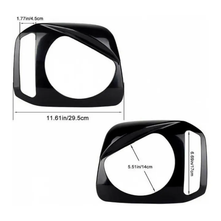 4x%20Lamp%20Hoods%20Stickers%20Car%20Headlight%20Light%20Lamp%20Cover%20Garnish%20for%20Jimny%20JB23%20JB33%20JB43%201998-2017%20Black%20-%20Image%202