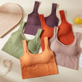 Breathable Sports Bra Shockproof Crop Top Anti-sweat Fitness Top Women Seamless Yoga Bra Push up Sport Top Gym Workout Top.