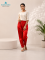 Silk Fabrics Stylish Bottom Box Design C-Kat Salwar / Pyjama Pants for Woman.