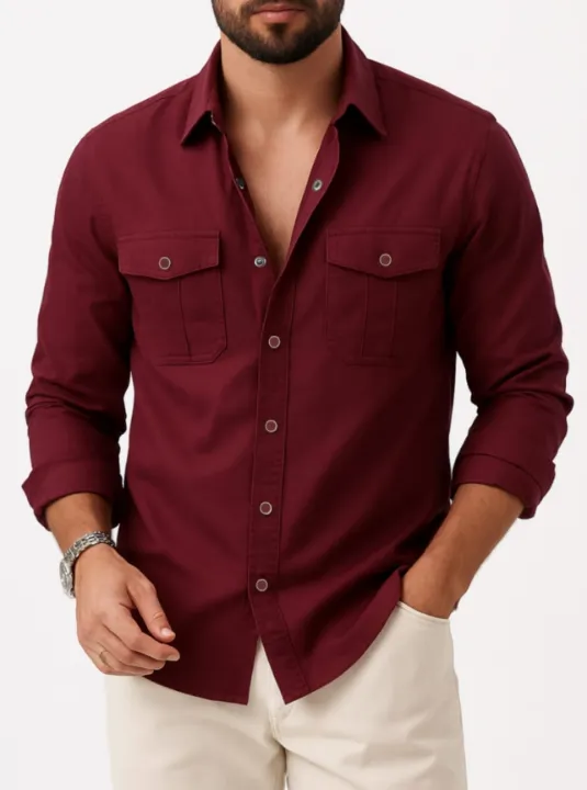 Men's%20Stylish%20Double%20Pocket%20Full%20Sleeve%20Shirt%20-%20Image%206