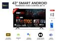 Sony Plus 43 inch Frameless Voice Control Smart LED TV Wi-Fi Full HD 4K Supported Android Television.