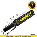 Garrett scanner handheld metal detector. 