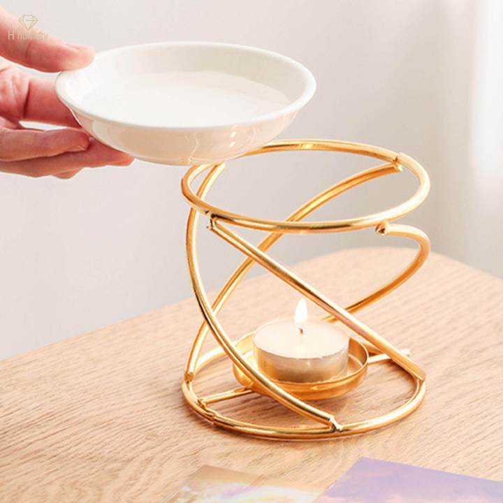 Essential%20Oil%20Burner,%20Oil%20Warmer%20with%20Ceramic%20Bowl%20Tealight%20Holder,%20Scented%20Melt%20Burner,%20Aroma%20Oil%20Burner%20for%20SPA%20Bedroom%20Yoga%20Decoration%20-%20Image%203