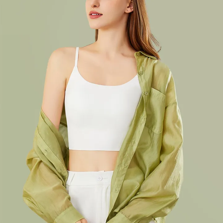 Beauty%20Back%20Sling%20Vest%20Women's%20One-Piece%20Bra%20with%20Chest%20Pad%20Ice%20Silk%20Inner%20Wear%20Summer%20Tube%20Top%20Underwear%20Outer%20Wear%20-%20Image%207