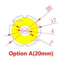 【Alizeker Mall】2W-12W angel eyes led cob light source annual shape 12V DC 20mm-120mm ring cold warm white light source for diy bulb. 
