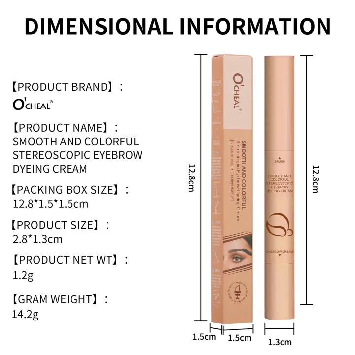 OCHEAL%202%20In%201%20Eyebrow%20Dyeing%20Cream%203%20Colors%20Waterproof%20Tinted%20Long-lasting%20Eyebrow%20Stamp%20Pencil%20Pomade%20Makeup%20Cosmetics%20-%20Image%206