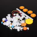 78pcs Gearbox toy robot motor plastic gear DIY model accessories.