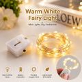 Battery Operated Decorative Party String Fairy Lights 50 LED 15 Feet & 20 LED 7 Feet Mini Micro Copper Wire Light Gold & Multicolour Fairy Light Bottle Cork String Light for Room Party Decoration. 