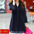 Tunics Women Tops tunic ruffle blouse 6xl Elegant Lace Womens Clothing Shirt Long Sleeve Shirts 5xl blusas feminina ver o 2022 House Foocus. 