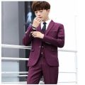 Men's Suit Slim Fit Korean Style Leisure Suit Men's Suit Business Formal Wear Coat Bridegroom Wedding Trendy Small Suit. 