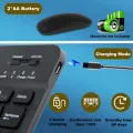 Wireless Keyboard and Mouse Set: Compact Bluetooth Keyboard (Rechargeable) with Matching Mouse. English Ergonomic Design for a Comfortable Experience on iPad, Tablets, Phones, Laptop, Android, iOS, and Windows. 