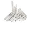 2 Pis 4x4 Inch L Shape Stainless Steel Corner Brace Angle Bracket.