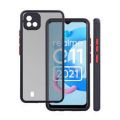 Realme C11 (2021) Back Cover Protective Shockproof Matte | 360 Degree Protection | Hard Back Smoked Case Cover for Realme C11 (2021) (Black).