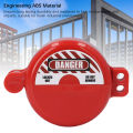 Gate Valve Lockout Warning Label Impact Resistant Water Faucet Lock Overlapping Hinges for Outdoor. 