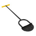 Lawn Edger Tool T Shaped Handle Labor Saving Hand Edging Tools Half Moon Saw Tooth Large Foot Platform for Sidewalk. 
