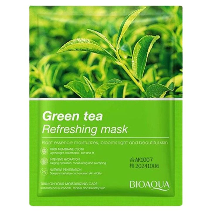 Green Tea Refreshing Face Sheet Mask - 25g