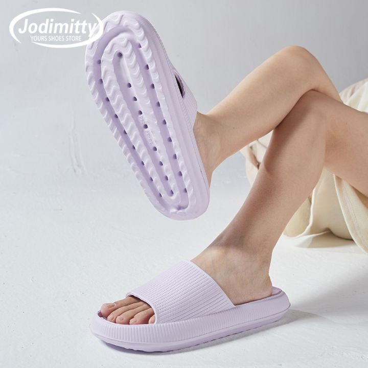 Women Thick Platform Cloud Slippers Summer Beach Eva Soft Sole Slide Sandals Leisure Men Ladies Indoor Bathroom Anti-slip Shoes
