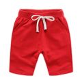 DE PEACH Unisex Summer Cotton Baby Boys Shorts Pants Teenager Kids Boys Girls Solid Casual Shorts For 1-12Years Children Clothes.