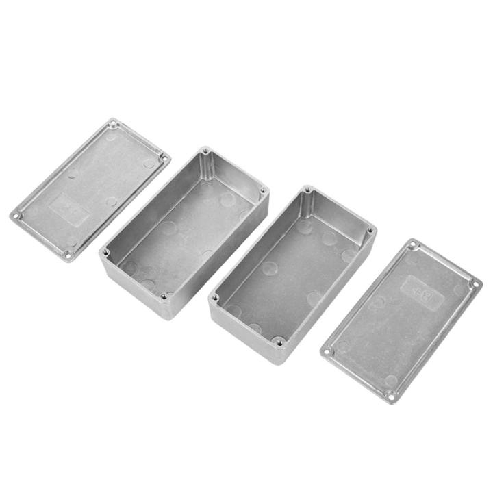 Stompbox Case 2Pcs 125B/1590N1 Aluminum Case Guitar Stompbox & Pedal Enclosure & 1 ...