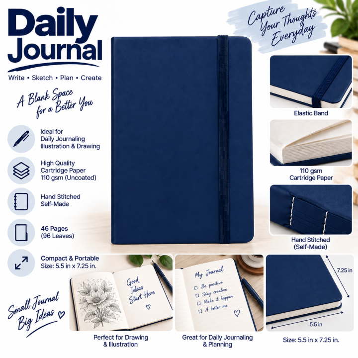 Elegant%20Elastic%20Band%20Hardcover%20Sketchbook%20A5%20Durable%20Art%20Diary%20in%20Multiple%20Colors%20-%20Image%203