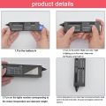 Diamond Tester Pen,with 60X Mini LED Magnifying,for Novice and Expert.
