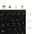Suitable for 9.7-inch 10.1-inch Spanish tablet iPad 9 French and Thai Bluetooth keyboard. 