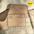 OXYNOTE Monarch Series Postcard Designed Envelope Set - 6.25x4.25 inch - 10 Envelope - 1 Design.