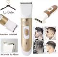 Kemei Rechargeable Hair Clipper and Trimmer Km 9020   Gold and White. 