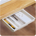Hidden Table Drawer Box Drawer Storage Box Self Stick Pencil Tray Stand For Under Desk Storage Drawer Home Organizer 1Pcs. 