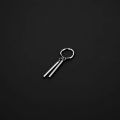 1Pc Earrings Stainless Steel Anti-fading Simple Stylish Men's Ear Clip Square Strip Without Ear Holes. 