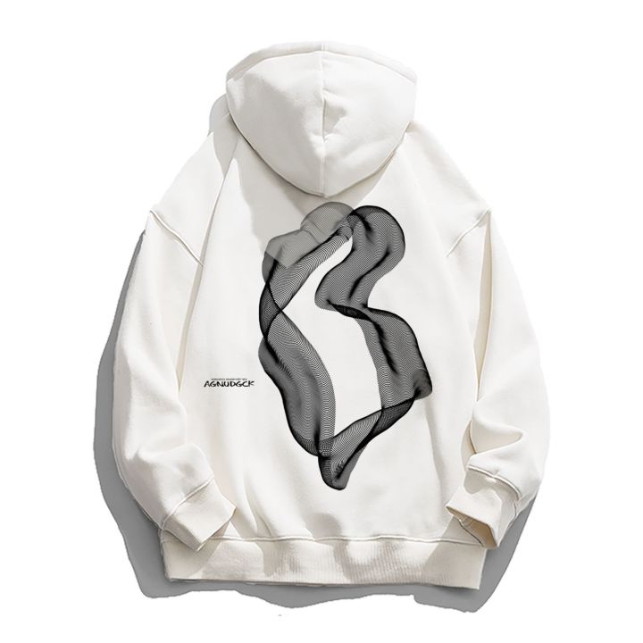 HELLO%20KOMAThin%20European%20and%20American%20High%20Street%20Hooded%20Sweater%20Women's%20Autumn%20and%20Winter%20Fleece-Lined%20Thickened%20Loose%20Casual%20Top%20Men's%20Fashion%20-%20Image%205