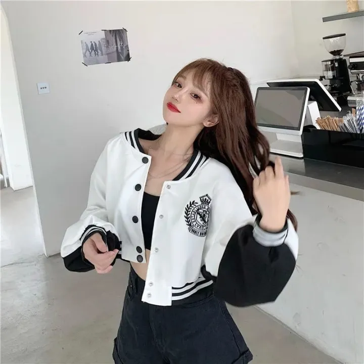Fashionable%20Coat%20for%20WomeninsAutumn%20and%20Winter%20New%20Tops%20Korean%20Style%20Loose%20All-Matching%20Hoodie%20Short%20Baseball%20Uniform%20-%20Image%203