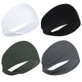 4 Pcs/pack Men Headband Absorbent Cycling Sweat Sport Headband Men Sweatband for Men, Hair Bands Head Sweat Bands Sports 24BD.