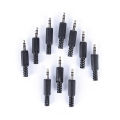 10pcs/lot 3.5mm audio male plug jack adapter stereo connector headphone.