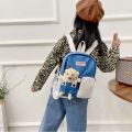 【Limited Quantity】 New Bear Bear Doll Backpack Cartoon Nylon Children School Bags Mini Small Backpack Kids. 